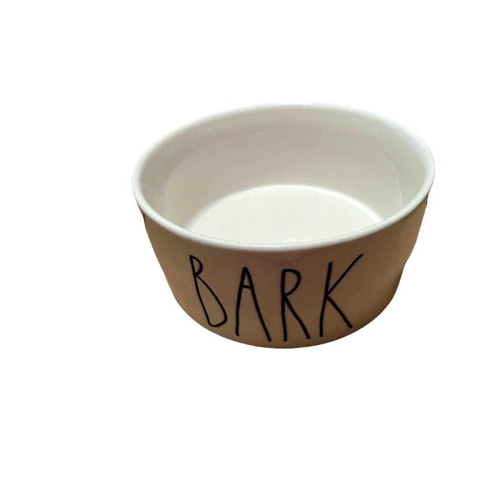 Rae Dunn Bark Bowl Dog Bowl  Medium size dog food bowl